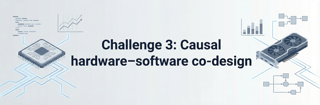 Causal hardware–software co-design