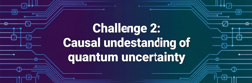 Causal understanding of quantum uncertainty
